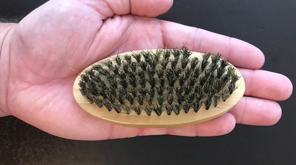 Wooden Boar Bristle Brush